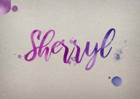 Sherryl Watercolor Name DP