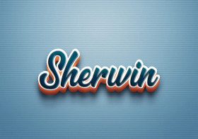 Cursive Name DP: Sherwin