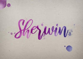 Sherwin Watercolor Name DP