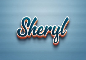 Cursive Name DP: Sheryl