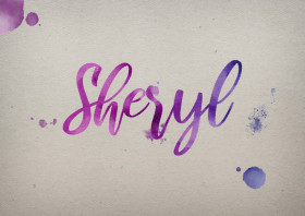 Sheryl Watercolor Name DP