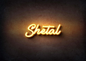 Glow Name Profile Picture for Shetal