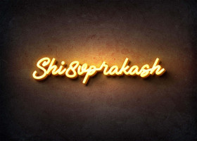 Glow Name Profile Picture for Shi8vprakash