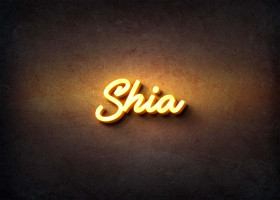 Glow Name Profile Picture for Shia