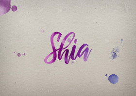 Shia Watercolor Name DP