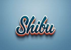 Cursive Name DP: Shibu