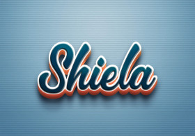 Cursive Name DP: Shiela