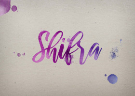 Shifra Watercolor Name DP