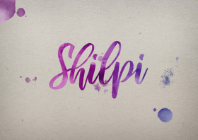 Shilpi Watercolor Name DP