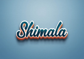 Cursive Name DP: Shimala