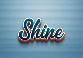 Cursive Name DP: Shine