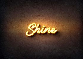 Glow Name Profile Picture for Shine