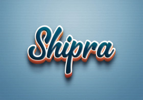 Cursive Name DP: Shipra