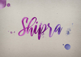 Shipra Watercolor Name DP