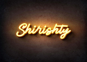 Glow Name Profile Picture for Shirishty