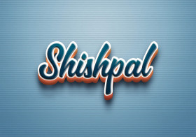 Cursive Name DP: Shishpal