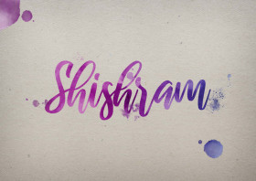 Shishram Watercolor Name DP