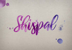 Shispal Watercolor Name DP
