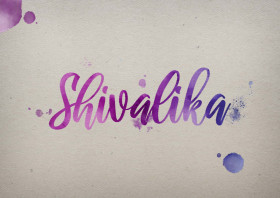 Shivalika Watercolor Name DP