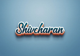 Cursive Name DP: Shivcharan