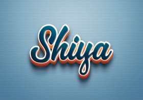 Cursive Name DP: Shiya