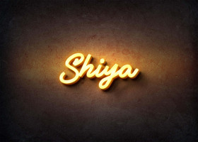 Glow Name Profile Picture for Shiya