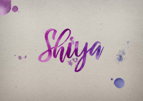 Shiya Watercolor Name DP