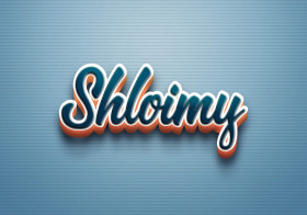 Cursive Name DP: Shloimy