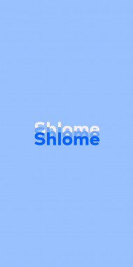 Name DP: Shlome