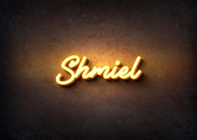 Glow Name Profile Picture for Shmiel