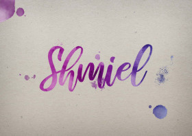 Shmiel Watercolor Name DP