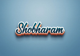 Cursive Name DP: Shobharam