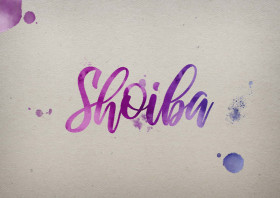 Shoiba Watercolor Name DP