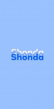 Name DP: Shonda