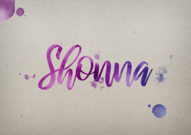 Shonna Watercolor Name DP