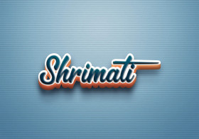 Cursive Name DP: Shrimati