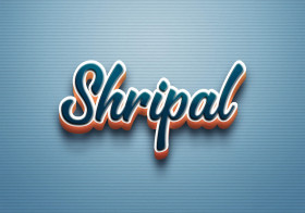 Cursive Name DP: Shripal