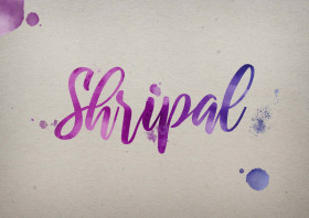 Shripal Watercolor Name DP