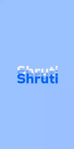 Name DP: Shruti