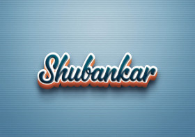 Cursive Name DP: Shubankar