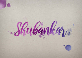 Shubankar Watercolor Name DP
