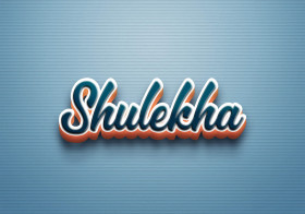 Cursive Name DP: Shulekha
