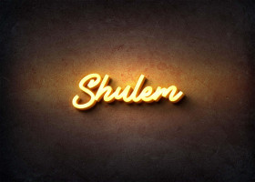 Glow Name Profile Picture for Shulem