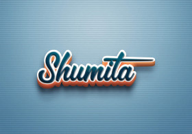 Cursive Name DP: Shumita