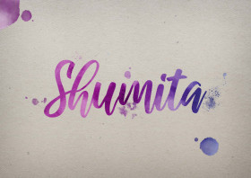 Shumita Watercolor Name DP