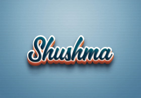 Cursive Name DP: Shushma