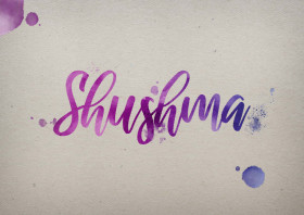 Shushma Watercolor Name DP