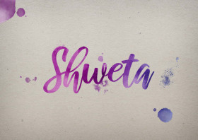 Shweta Watercolor Name DP