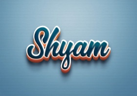 Cursive Name DP: Shyam