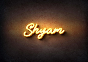 Glow Name Profile Picture for Shyam